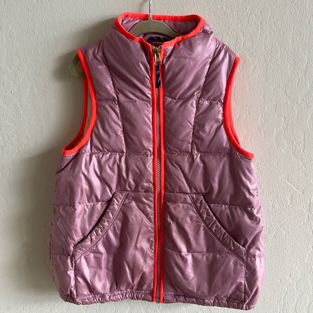 Fleece lined puffer vest